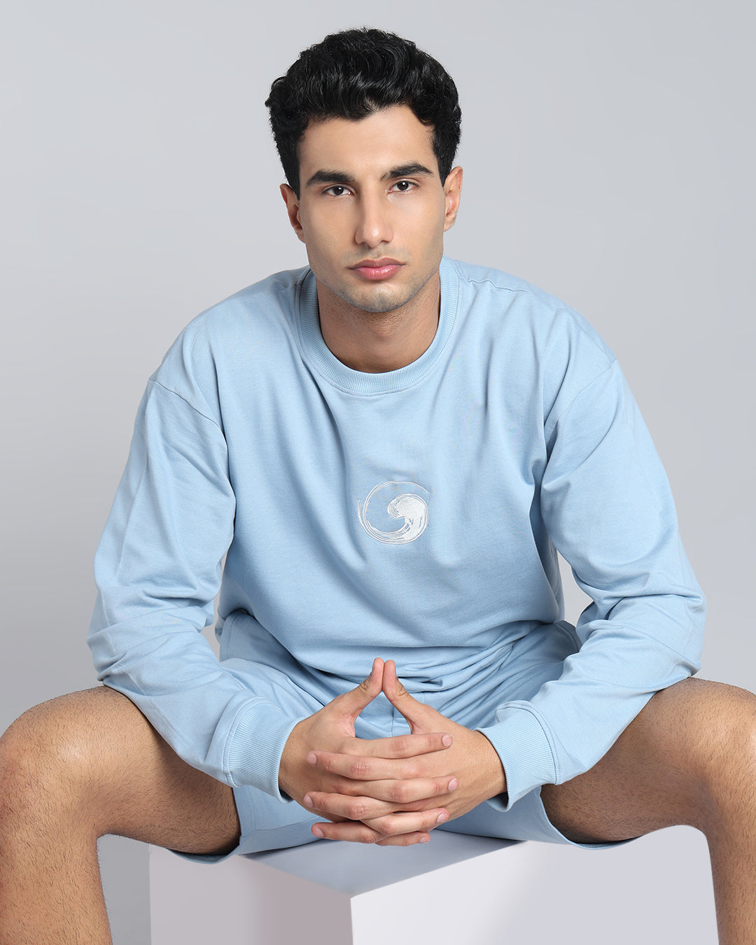 Little by Little - Powder Blue Sweatshirt