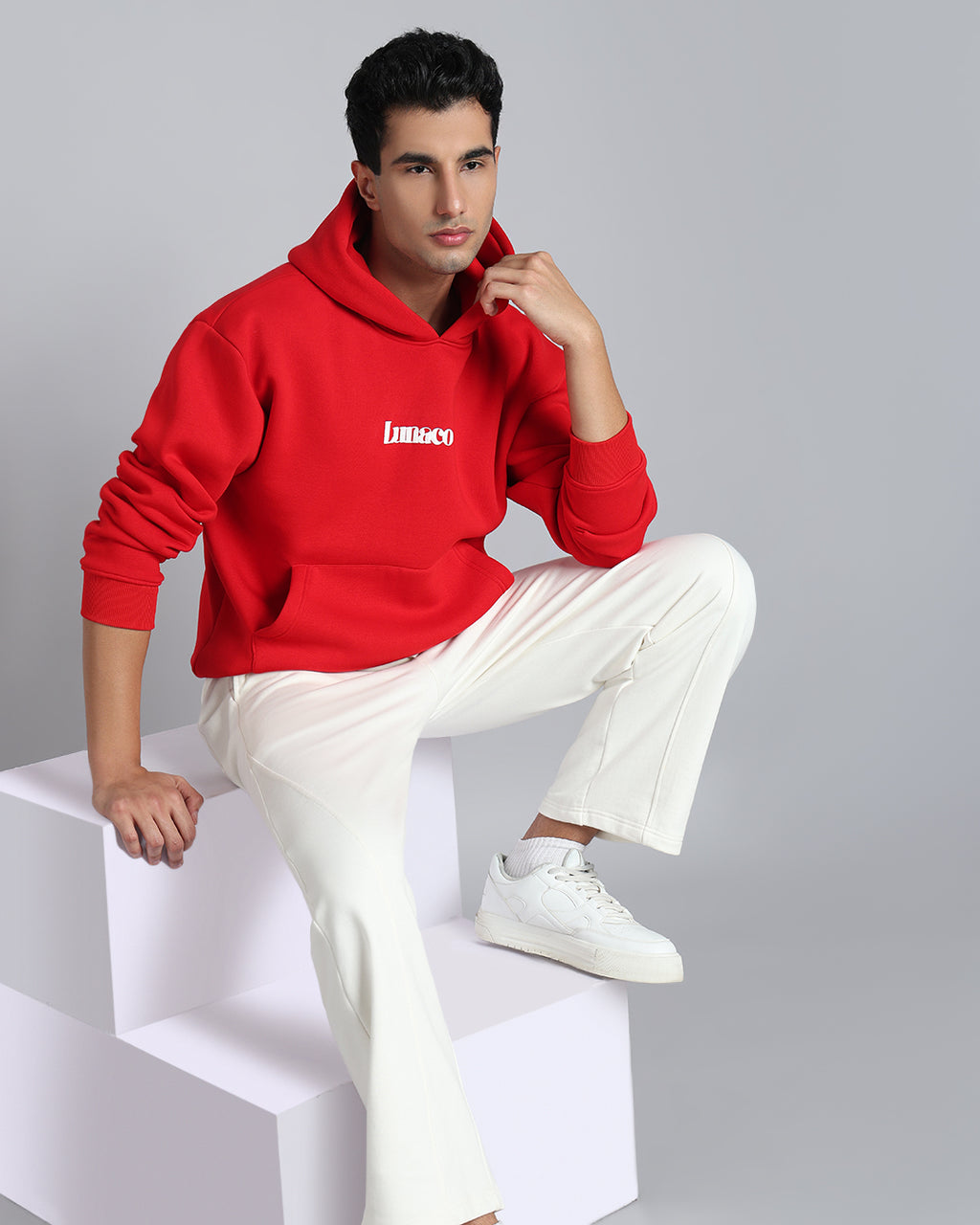Embrace Becoming – Bold Red Hoodie