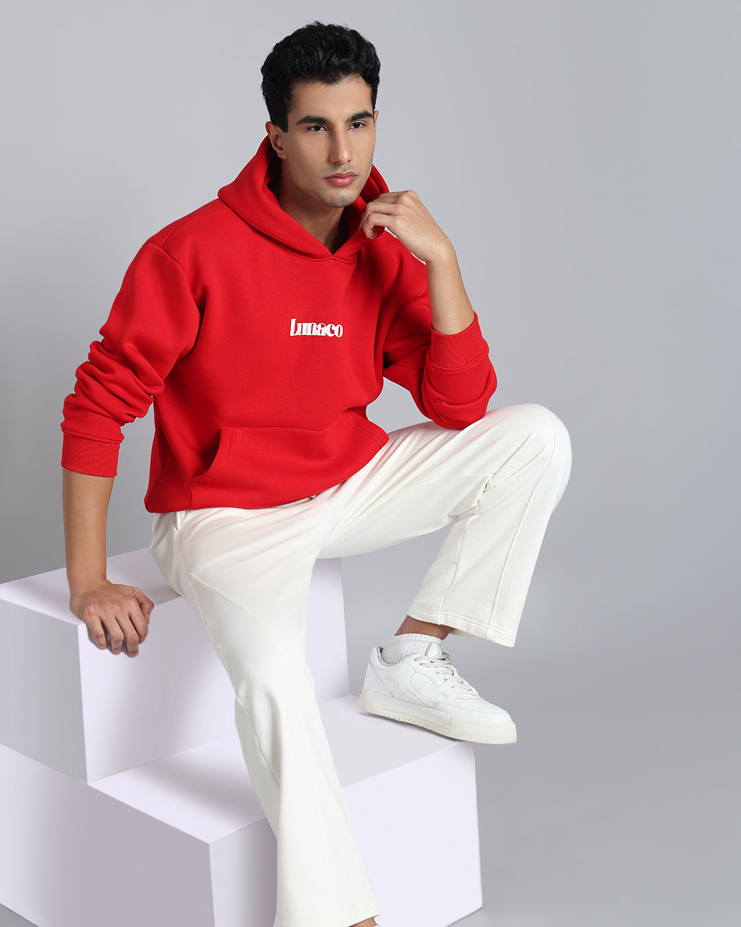 Embrace Becoming – Bold Red Hoodie