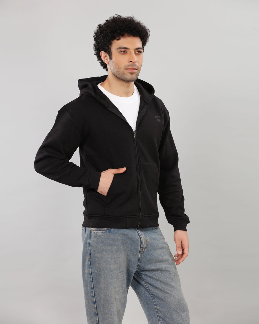 Everyday Black Zipper