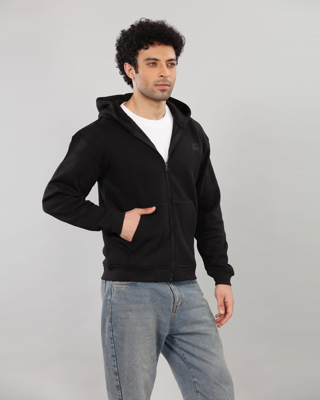 Everyday Black Zipper