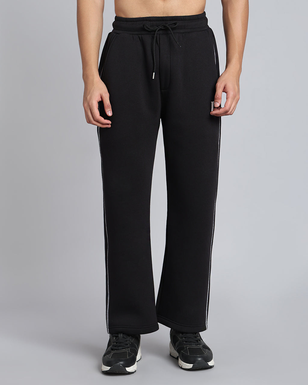 Relaxed Fit Black Pants