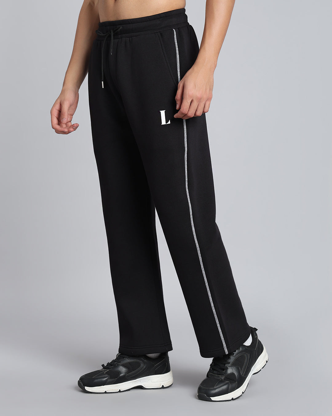 Relaxed Fit Black Pants