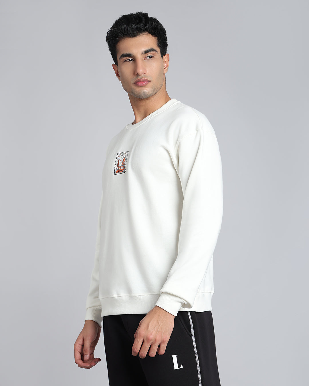 Tokyo Eats - Off White Oversized Sweatshirt