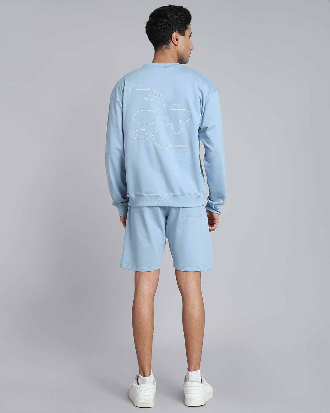 Little by Little - Powder Blue Shorts