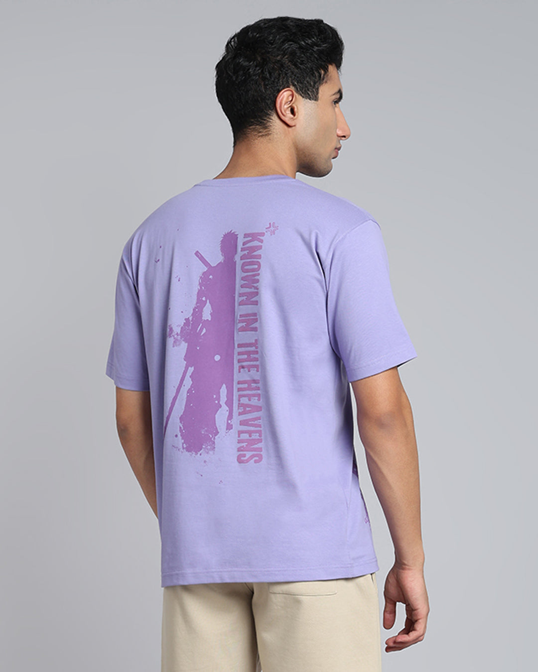 Pirate Hunter - Lavender Oversized Graphic T-shirt