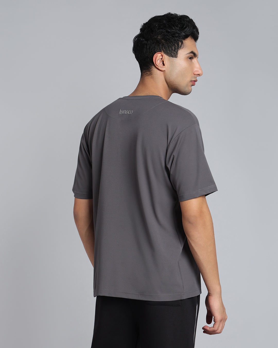 Slate Statement - Grey Oversized Everyday T-shirt