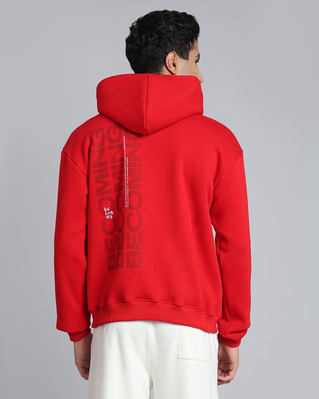 Embrace Becoming – Bold Red Hoodie