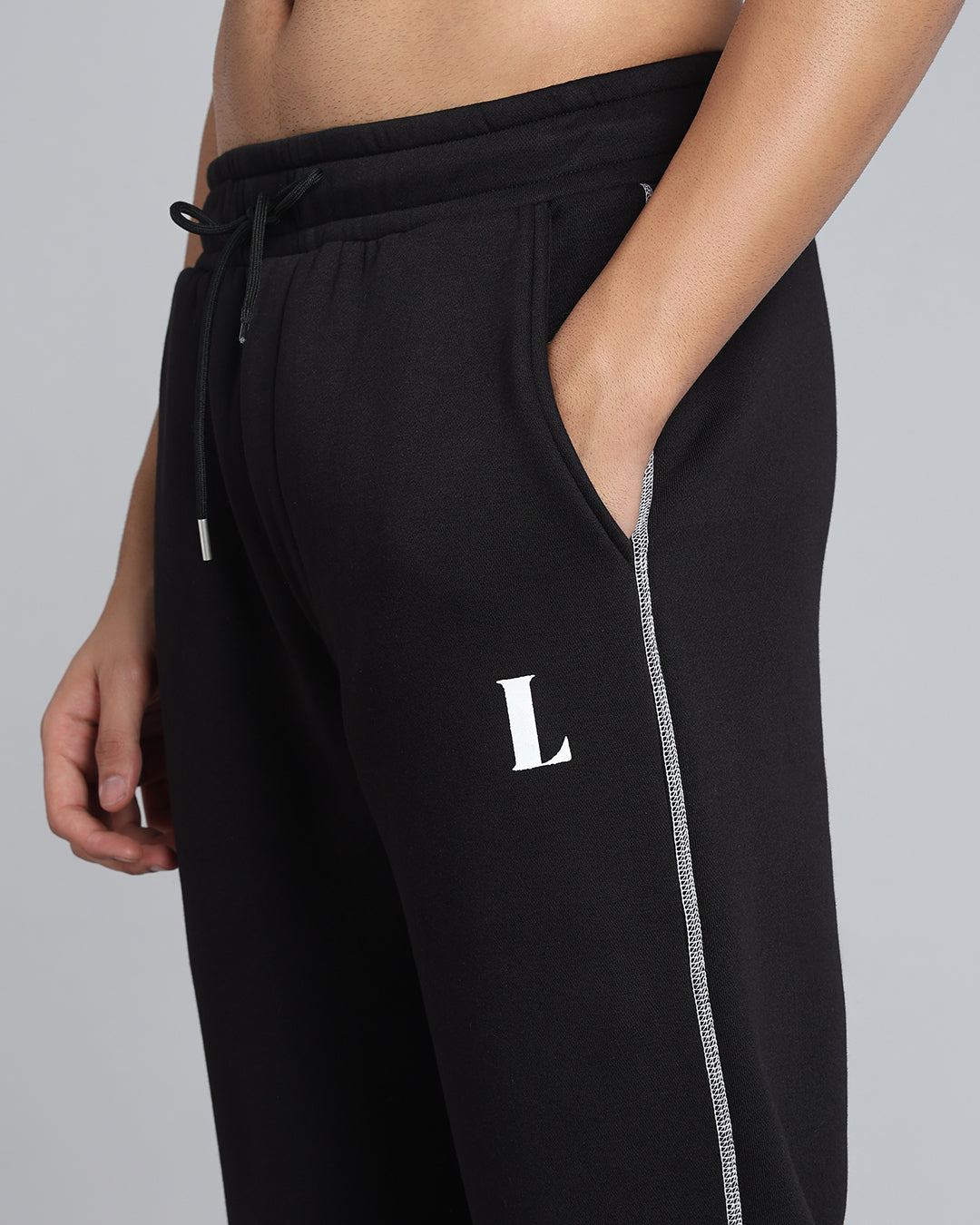 Relaxed Fit Black Pants