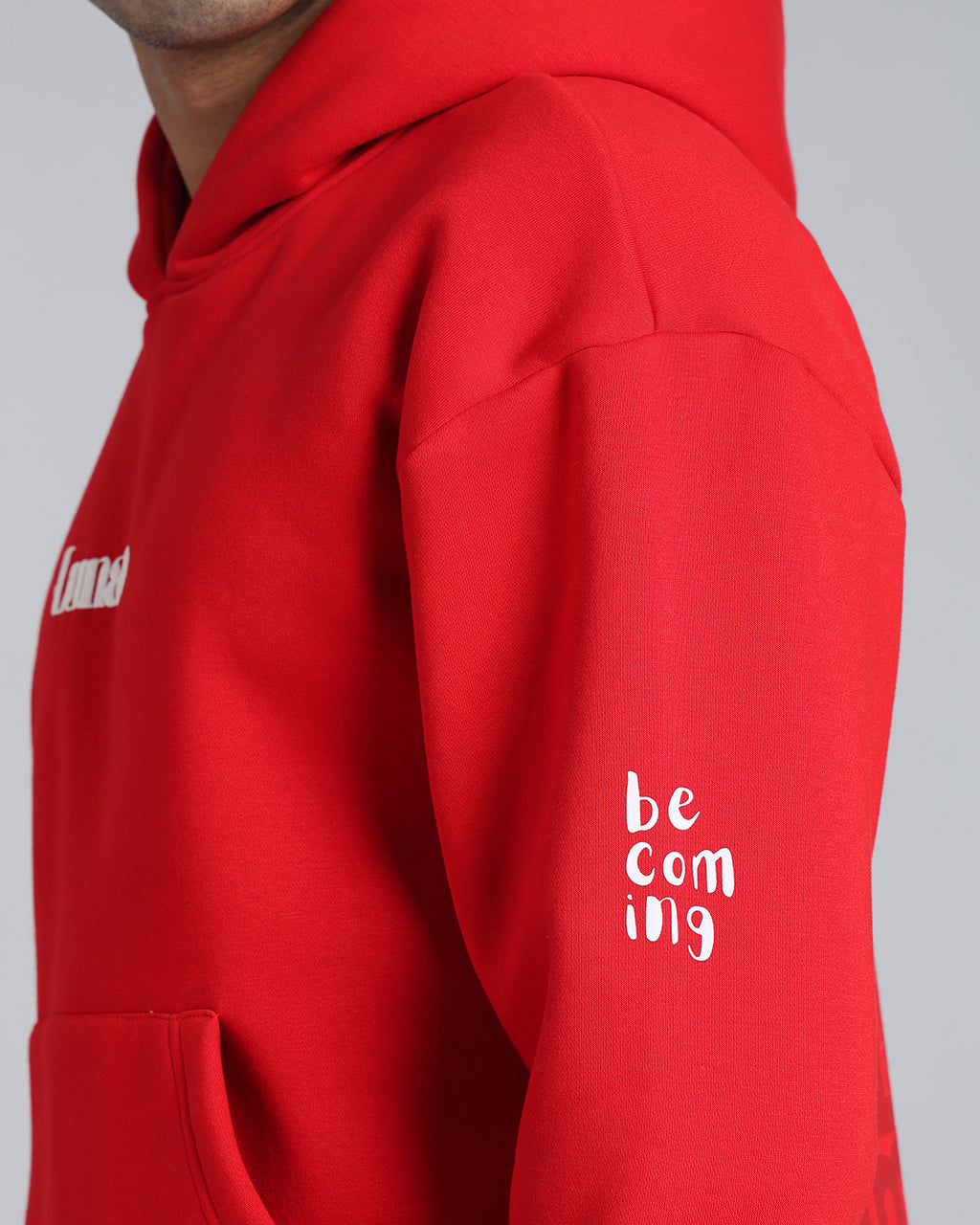 Embrace Becoming – Bold Red Hoodie
