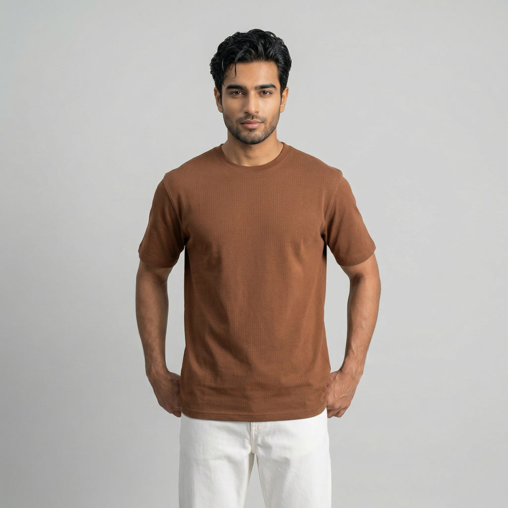 Waffle Textured Tee