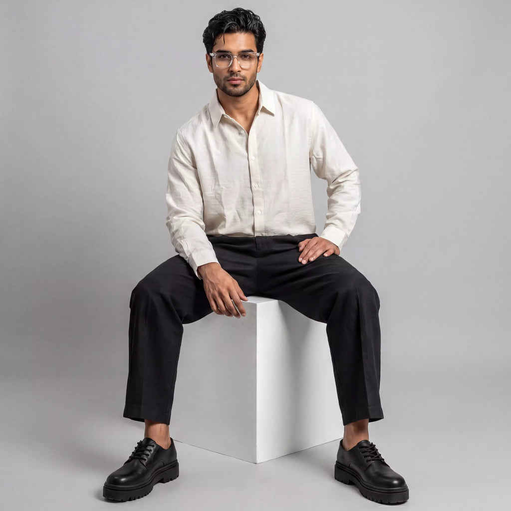 FORM SHIRT - OAT MILK