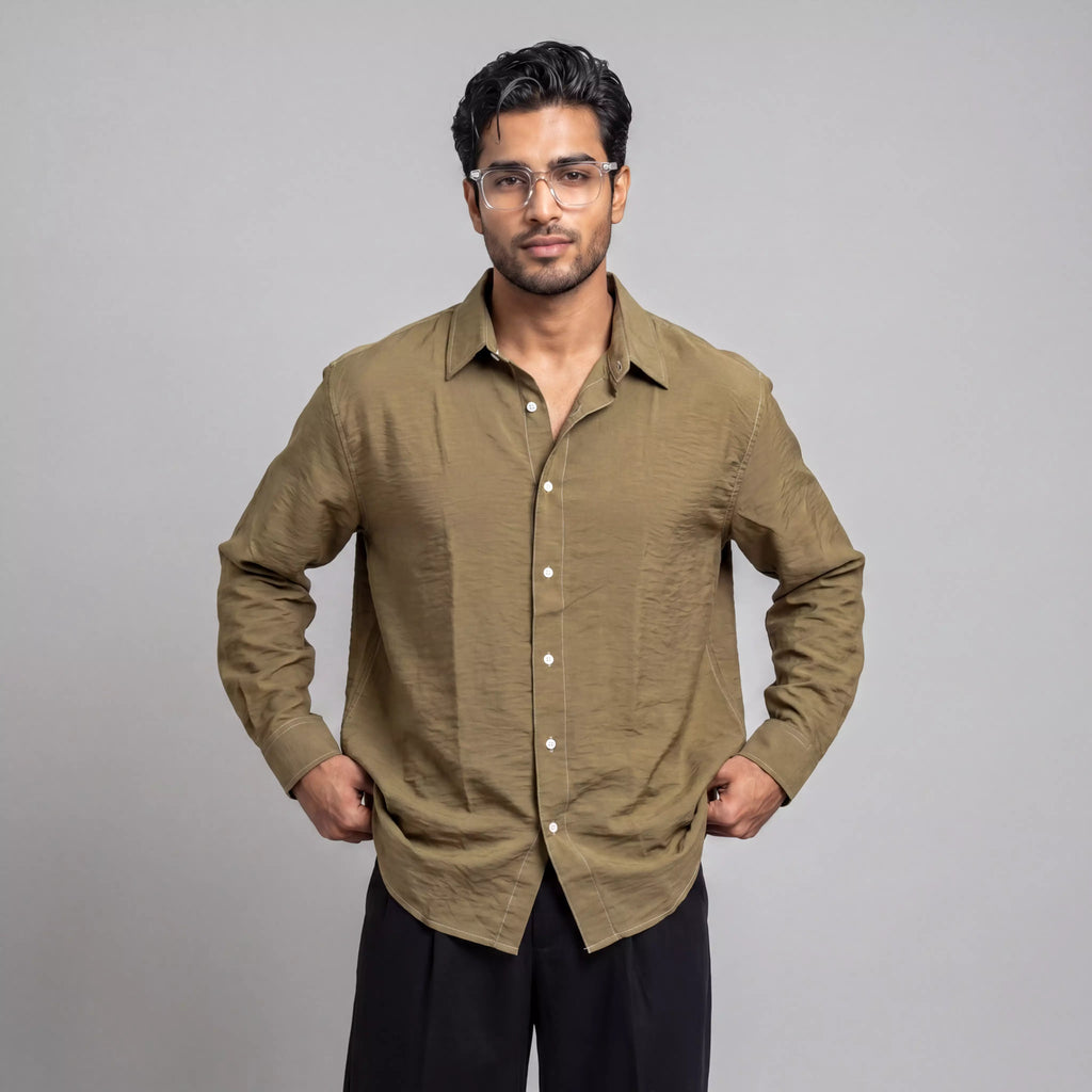 FORM SHIRT - BROWN SUGAR