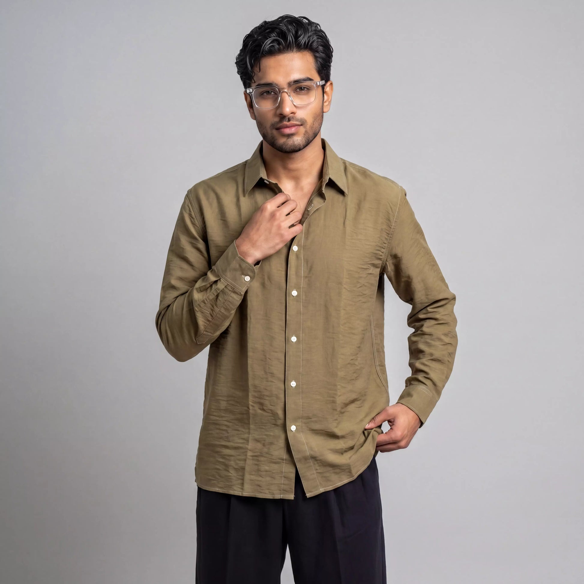 FORM SHIRT - BROWN SUGAR