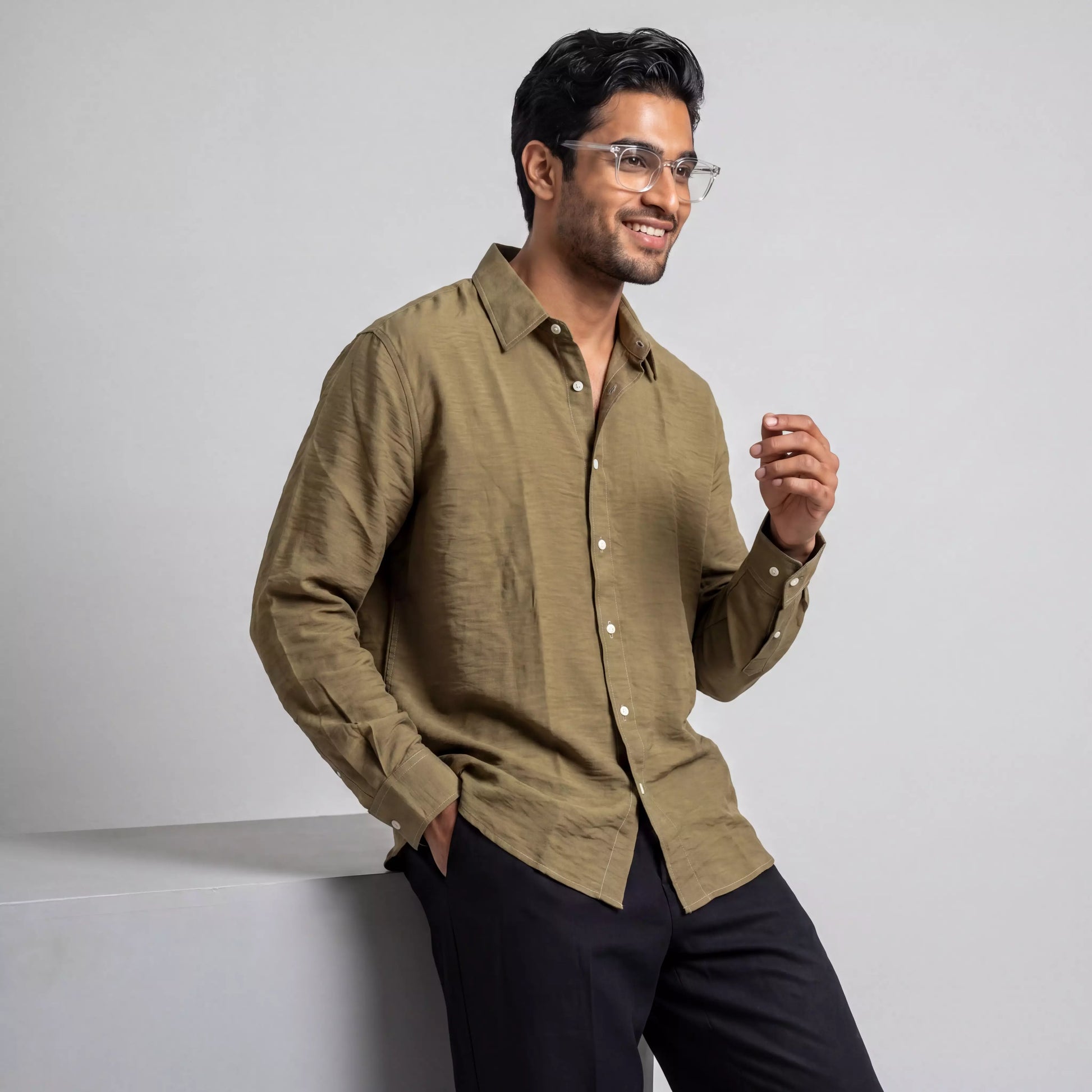 FORM SHIRT - BROWN SUGAR