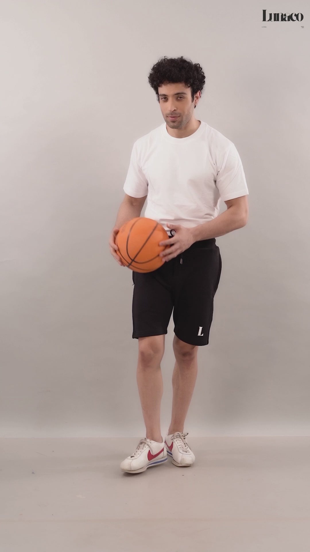 Relaxed Fit Black Shorts